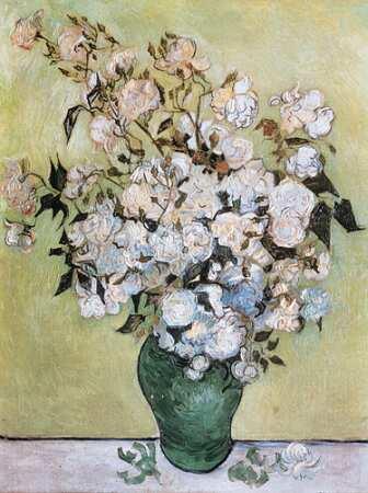 Vincent Van Gogh Vase of Roses oil painting image